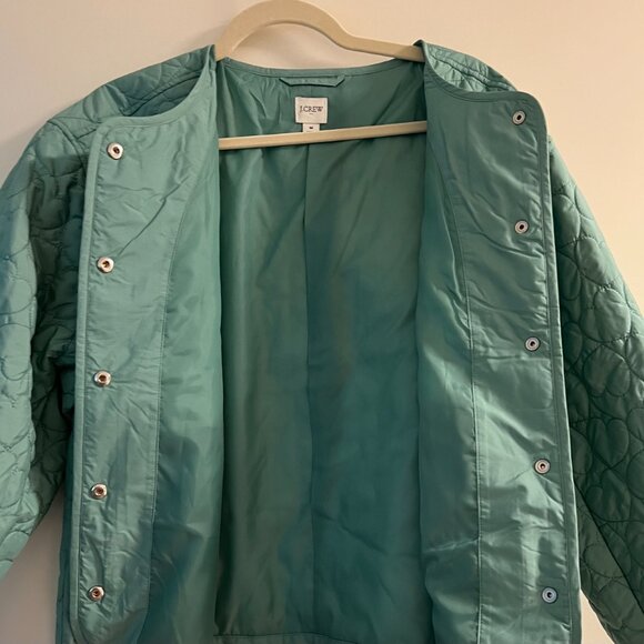 J.Crew Lightweight Quilted Heart Jacket - Picture 4 of 5